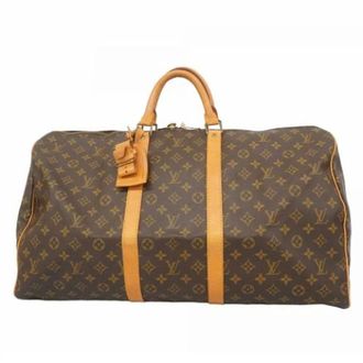 Louis Vuitton Vintage, unisex, Bruin, ONE Size, Pre-owned Weekendtas