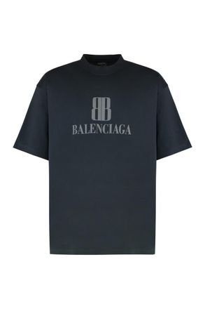 Balenciaga Cotton Crew-Neck T-Shirt