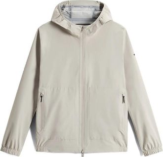 Woolrich Pacific Two Layers Jacket - Heren - Zomerjassen - Beige - L - Polyester - Jassen