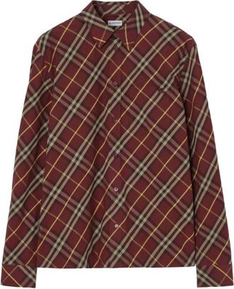 Burberry Hombre, Camisas, Rojo, Talla: S