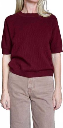 Rachel Comey Calibra Top In Scarlet