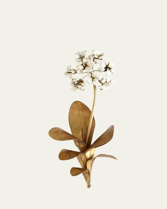 Tommy Mitchell Original Gilded Primula Study on Linen
