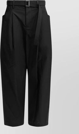 sacai cotton tailored shorts