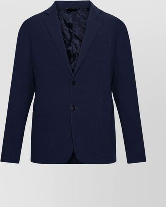Giorgio Armani wool jacket notched lapels