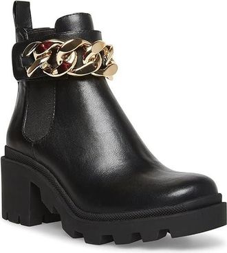 SUGAR Favorite 2 Boots Womens Black Smooth Chain Round Toe Bootie JOBB1881