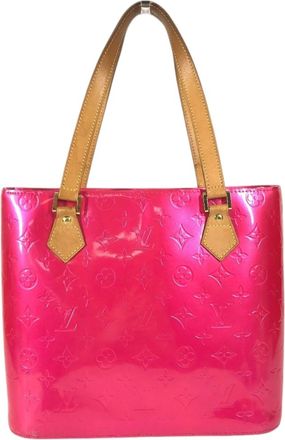 Louis Vuitton Monogram Vernis Fuchsia Pink Monogram Vernis Handbag Shoulder Bag Tote Bag (Pre-Owned)