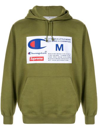 SUPREME Felpa con cappuccio - Verde