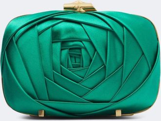 Roger Vivier Rose Vivier satin clutch