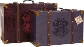 Warner Bros Harry Potter Alumni Burgundy Suitcase Set of 2