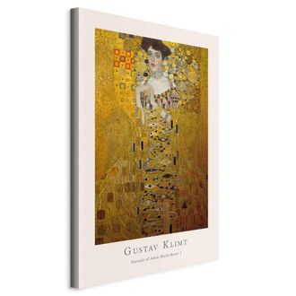 Artgeist Pintura - Gustav Klimt - Retrato De Adele Bloch (1 Parte) Vertical