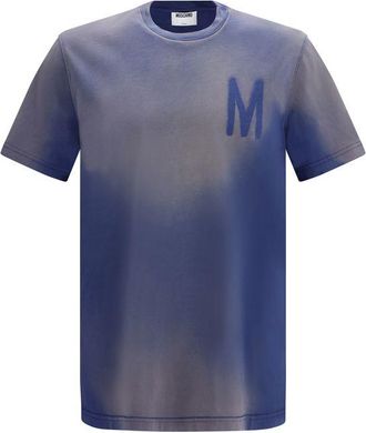Moschino Blauw Katoenen T-Shirt
