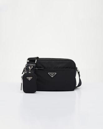 Prada Re-nylon Shoulder Bag, Woman, Black