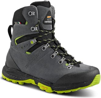 Zamberlan Thunder Pro GTX 1210PM0G-GS Mens Gray Lime Hiking Shoes ZOGG3690