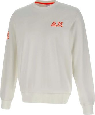 Sun 68 Sudadera Fluo - Sweatshirts & Hoodies - Hombre - Blanco - S