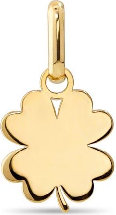 Devata Clover Charm in 14K Gold in Yellow Gold at Nordstrom
