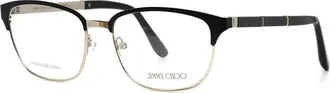 Jimmy Choo London JC192000300 Metal and Acetate Eyeglasses - Black