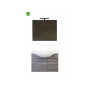 Mobo composizione bagno sospesa Mobo Louis 85cm Palissandro