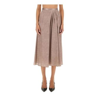 Kiton Midi Skirts, female, Pink, Size: XS Midi Skirt