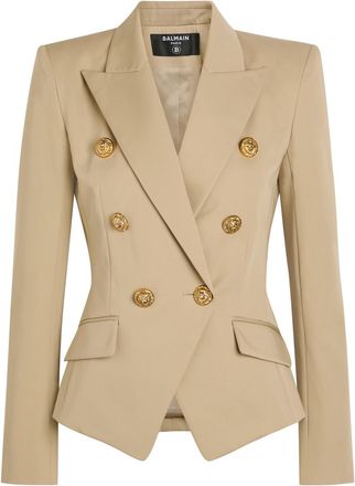 Balmain Garbadine Jacket - Sand - 38 (UK10 / S)
