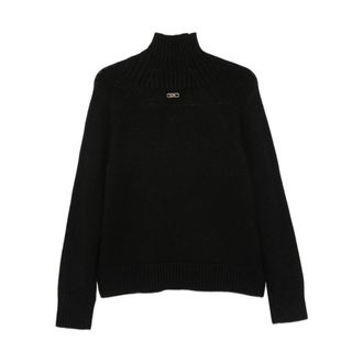 Michael Kors Turtleneck Trui - Dames - Coltruien - Zwart - M - Truien & Vesten