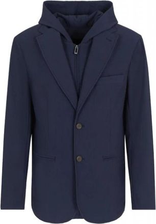 Emporio Armani Jassen > Blazers - Heren - Blazers - Blauw - 2XL - Jassen