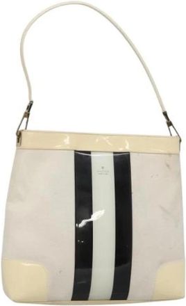Gucci Pre-owned Schoudertas - Dames - Vintage Schoudertas - Wit - ONE Size - Leer - Vintage