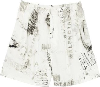 Balenciaga Printed Shorts