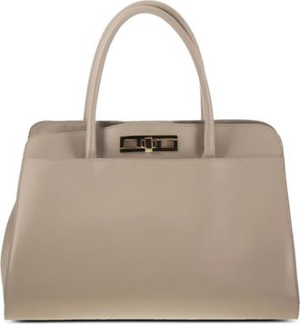 Fabiana Filippi Borsa tote Trapeze grande - Toni neutri