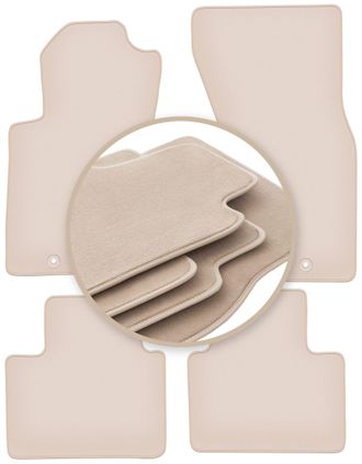 OEM Alfombrillas Beige Premium Para: Audi A8 D2 Sed&aacute;n 1994-2002