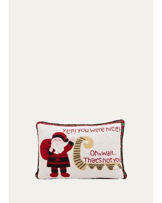 Sudha Pennathur Embellished Santa Pillow