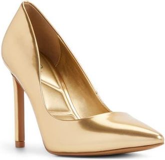 Aldo Lala Stiletto Pump in Gold at Nordstrom, Size 7.5