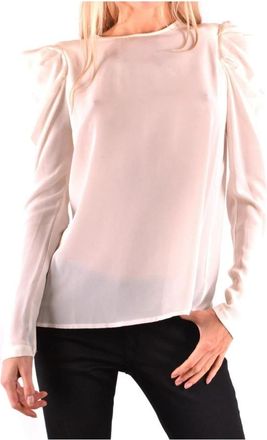 Pinko Oversized Blouse - Dames - Blouses - Wit - S - Overhemden
