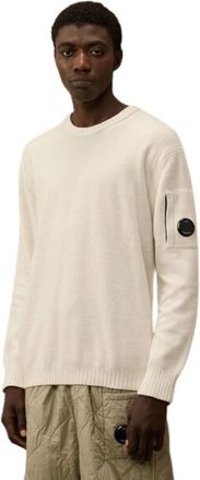 C.P. Company Rondgebreide trui - Heren - Ronde hals truien - Beige - XL - Truien & Vesten