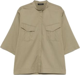 Barbara Bui Camicia con colletto alla coreana - Verde