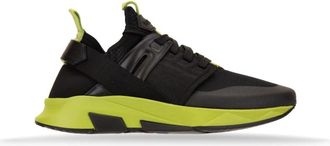 Tom Ford Sneakers - Heren - Sneakers - Zwart - 40 1/2 EU - Leer - Schoenen
