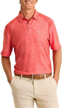 Tommy Bahama Palm Coast Pro Solid Polo in Dark Havana at Nordstrom, Size Xxx-Large