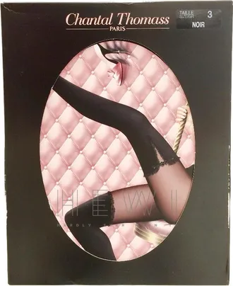Chantal Thomass Thigh High Couture Socks Size M