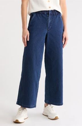 Vigoss Trouser Wide Leg Jeans in Dark Wash at Nordstrom Rack, Size 26