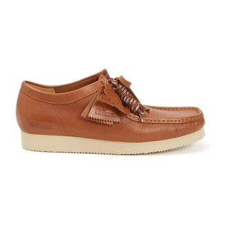 Clarks Wallabee - Heren - Veterschoenen - Bruin - 44 1/2 EU - Leer - Schoenen