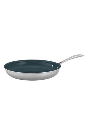 Zwilling Clad CFX 12-Inch Nonstick Frying Pan in Stainless Steel at Nordstrom