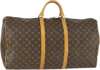 Louis Vuitton Pre-owned Boston Bag - Dames - Vintage Weekendtas - Bruin - ONE Size - Vintage