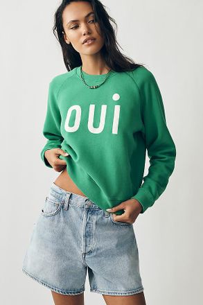 Clare Vivier Oui Le Court Sweatshirt