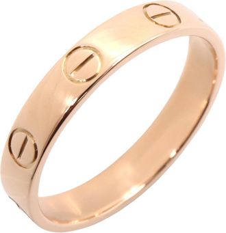 Cartier Gold Pink Gold (18K) Band Ring (Pre-Owned)