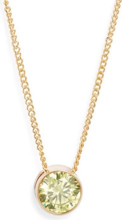 Set & Stones Birthstone Pendant Necklace in Gold /August at Nordstrom