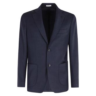 Breras Milano Breras, Jassen, Heren, Blauw, M, Wol, Venezia Jacket