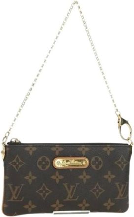 Louis Vuitton Pre-owned Clutches, female, Brown, Size: ONE SIZE Pre-owned Vintage Monogram Accessory Pouch