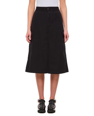 Carhartt Work in Progress Flared Cargo Skirt With Structured Silhouette And Logo Patch