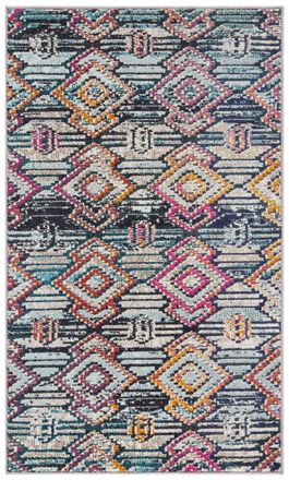 Safavieh Alfombra negro/naranja 122 x 183 cm