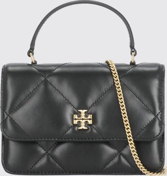 Tory Burch Mini borsa Kira in pelle matelass&eacute; con logo Double T e tracolla a catena