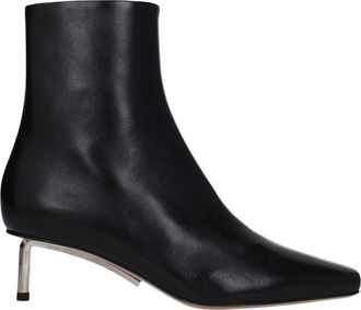 Off-white Womens Geometric Heel Leather Boots - Black - Size EU 38